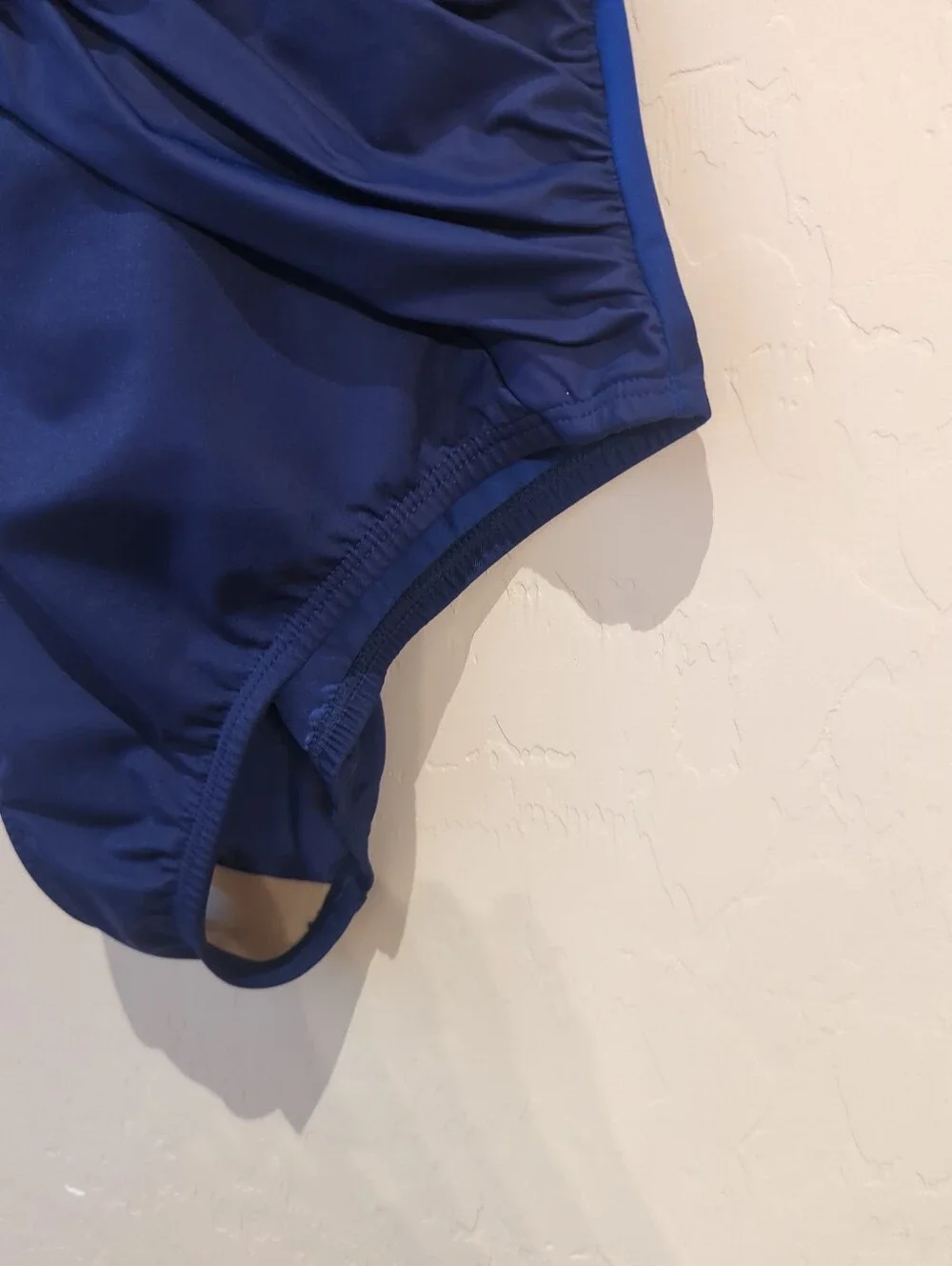 Lands End Woman Sz 8D Ombre One Piece Rushed Waist Swim Suit